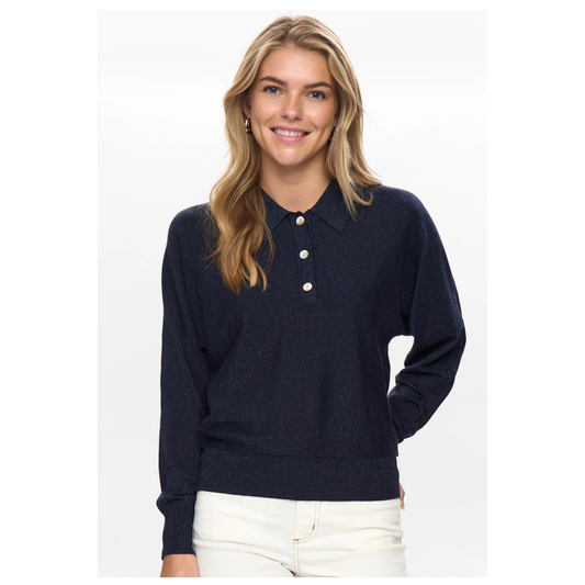 Numph Nudajana Polo Top Dark Sapphire 706342