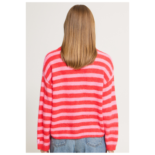 Ichi Blush Jumper Poinsettia 20126390