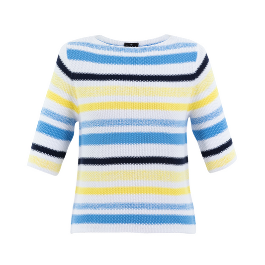Marble Sweater Multi Stripe 6558