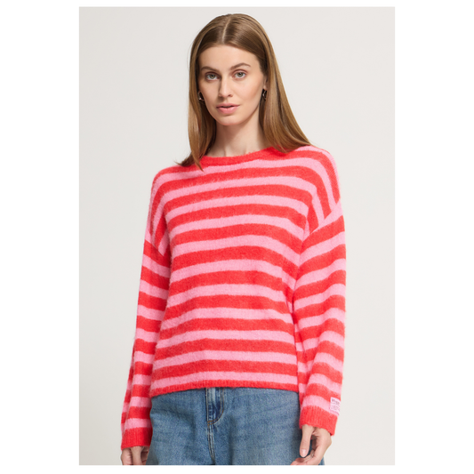 Ichi Blush Jumper Poinsettia 20126390