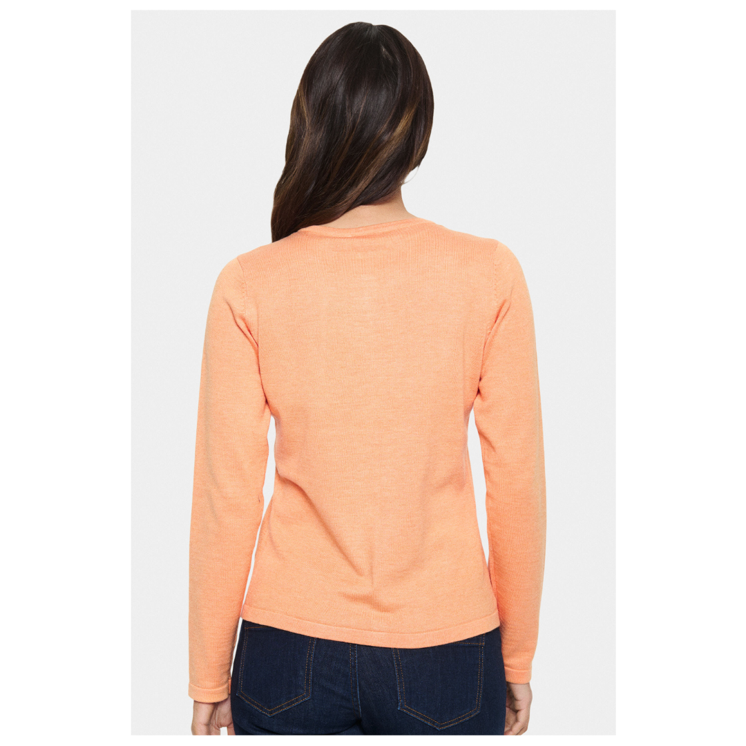 Saint Tropez Mila R Neck Cardigan Bird of Paradise 30500005