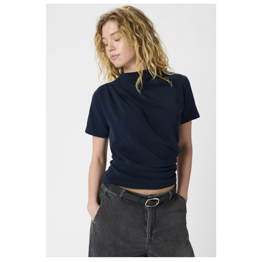 My Essential Wardrobe Helle Tee Dark Sapphire 10705077