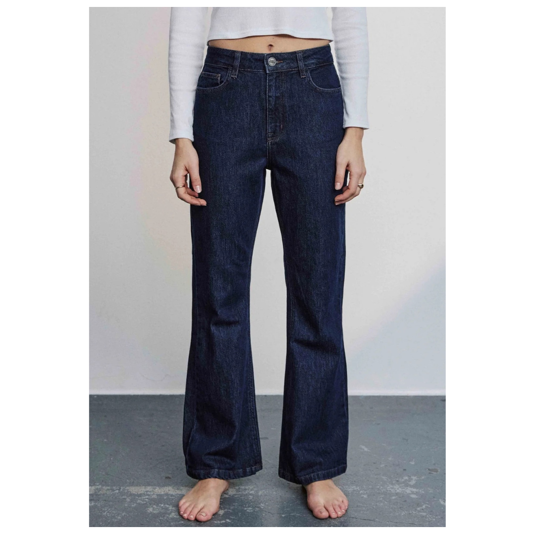Numph Nulondon Jeans Wide Dark Blue 30” 705174