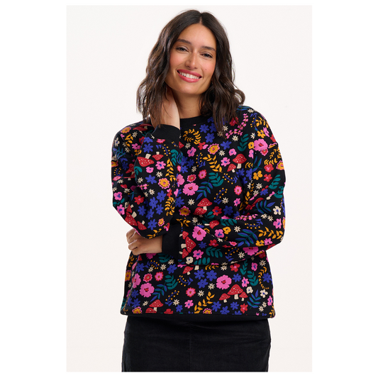 Sugarhill Brighton Noah Sweatshirt Toadstool Floral SW0181