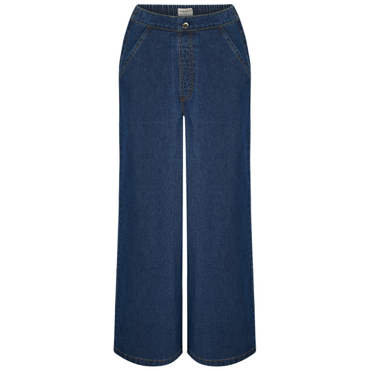 Sugarhill Brighton Immy Trousers Deep Blue Denim TR0105