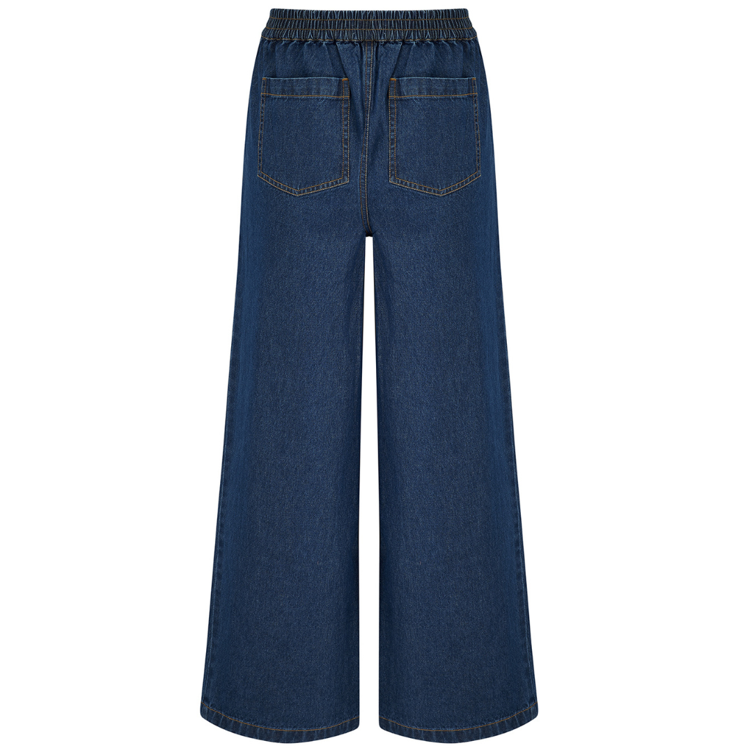 Sugarhill Brighton Immy Trousers Deep Blue Denim TR0105