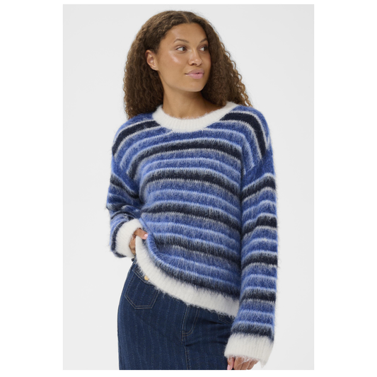 Saint Tropez Olma Pullover Blue Ice Navy 30514757