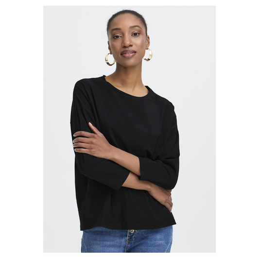 B Young Pamila Mid Sleeve T Shirt Black 20815361