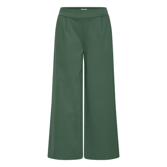 Ichi Kate Sus Long Wide Pants Pineneedle 20118337