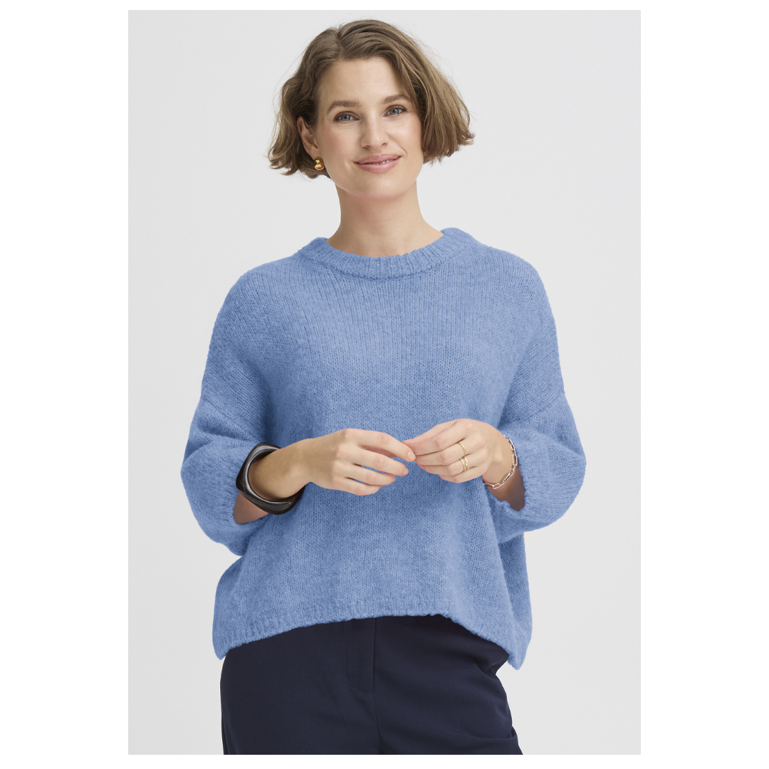 B Young Otia Jumper Della Robbia Blue 20818397