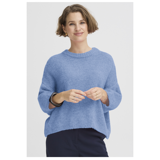 B Young Otia Jumper Della Robbia Blue 20818397