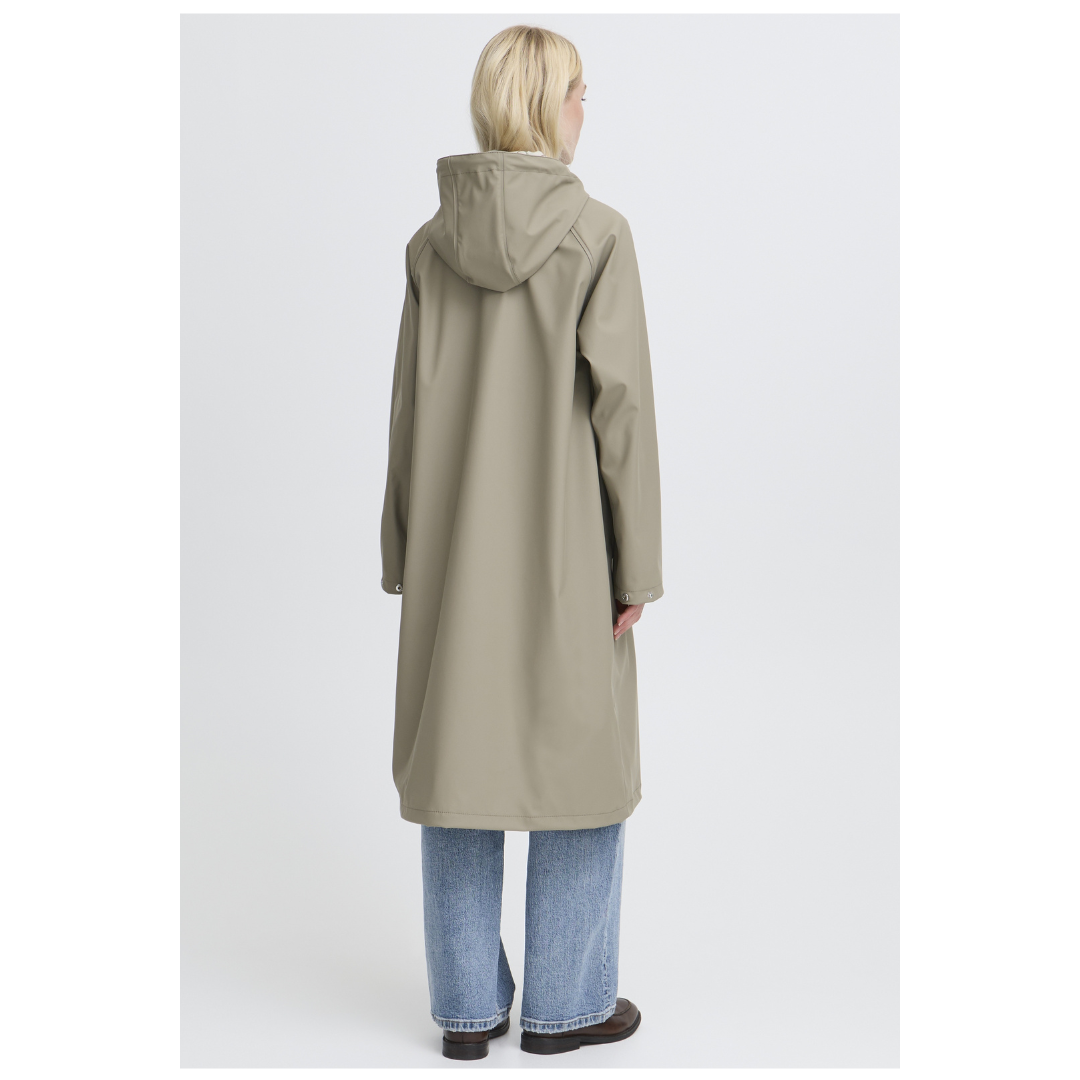 B Young Avan Coat Vetiver 20818426