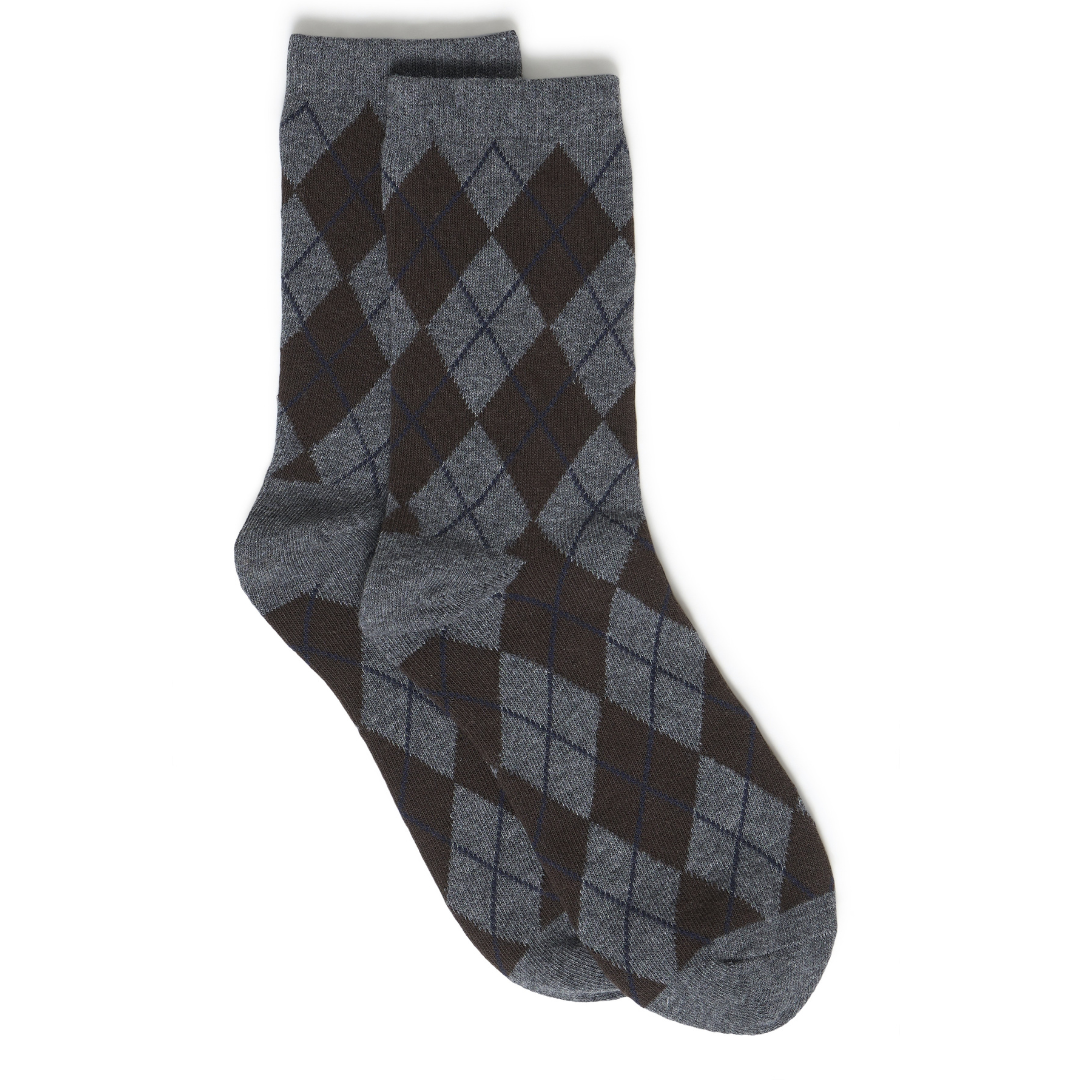B Young Valora Argyle Socks Dark Grey 20819745