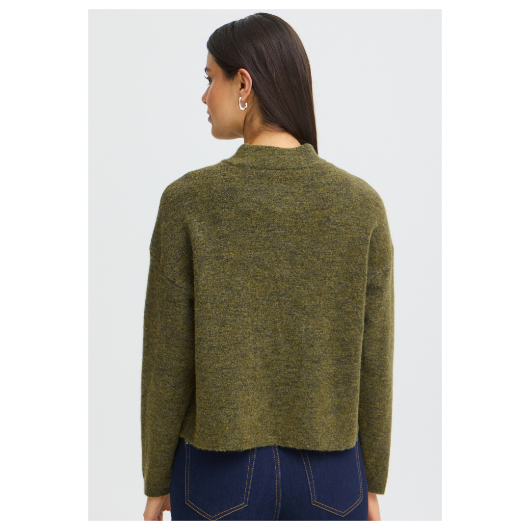 Fransa Sanny Cardigan Fir Green 20618298