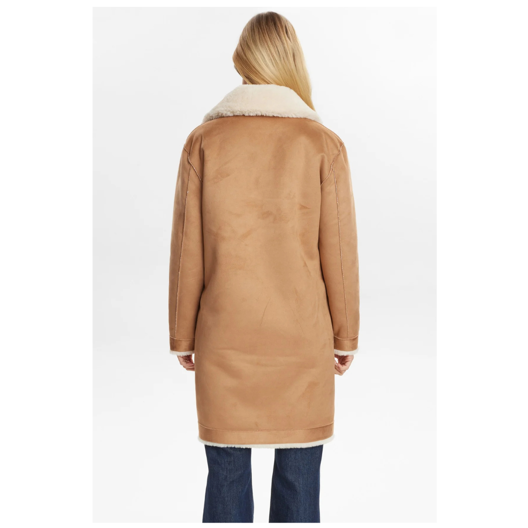 Numph Nuelliot Reversible Coat Cognac 705664