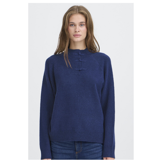 Ichi Dasila Jumper Patriot Blue 20124210