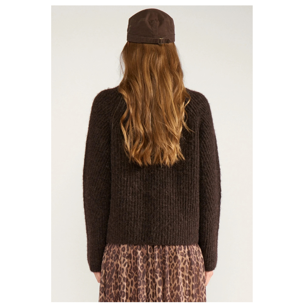 Numph Nuzindi Pullover Black Coffee 703756