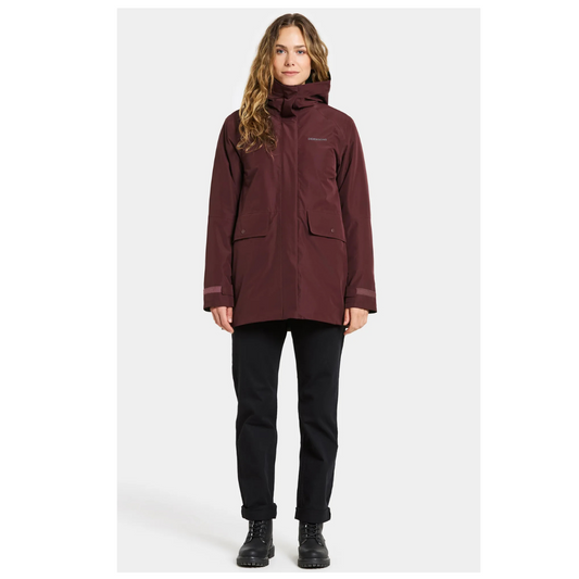 Didriksons Tuva Wns Parka Old Rust 505820