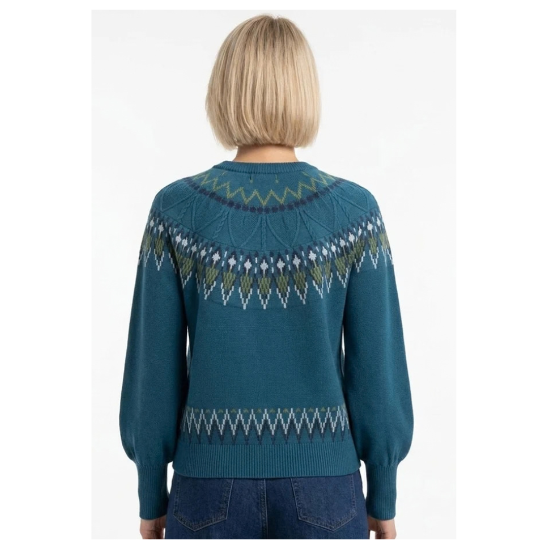 Pretty Vacant Oslo Sweater Corsair Teal
