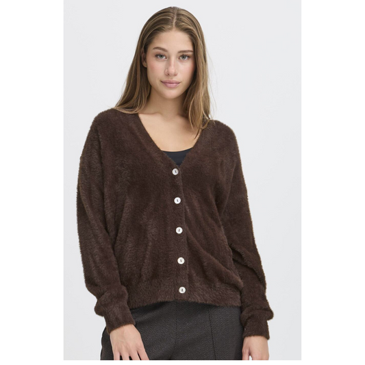 Ichi Brula Cardigan Coffee Bean 20124620