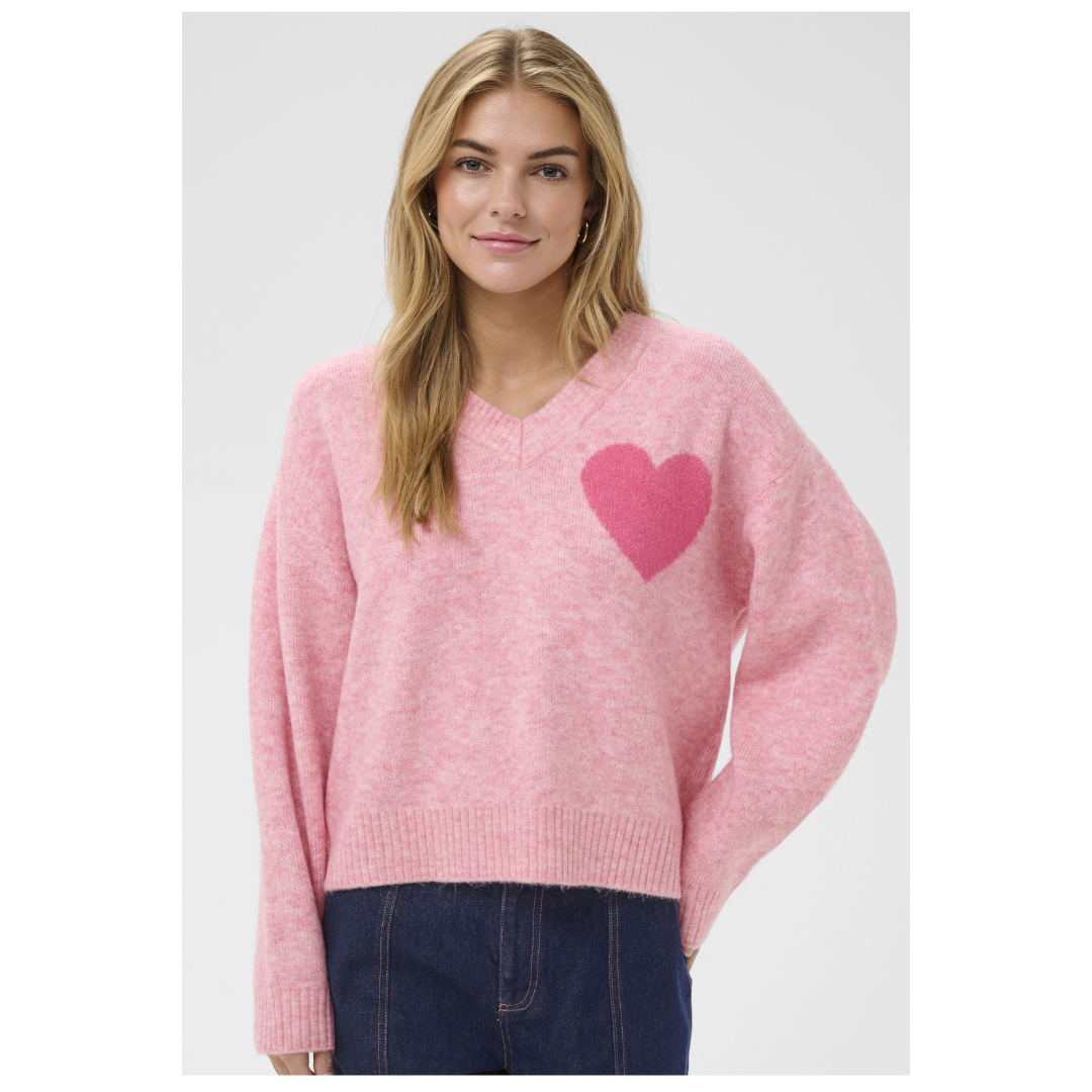 Saint Tropez Paria V Neck Pullover Bonbon 30514909