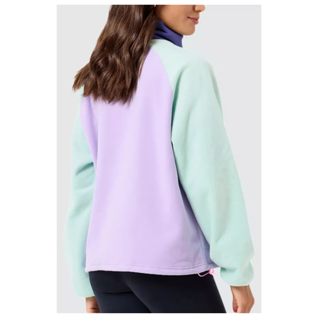GymPlusCoffee Snap Polar Fleece Lilac Mint