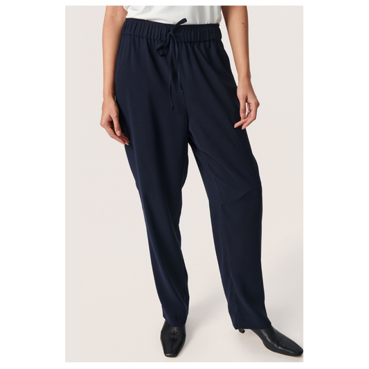 Soaked in Luxury Shirley Tapered Pants Night Sky 30406346