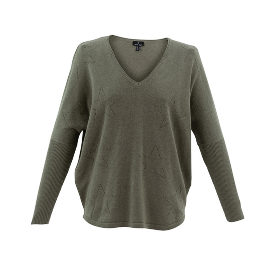 Marble Sweater Khaki 7010