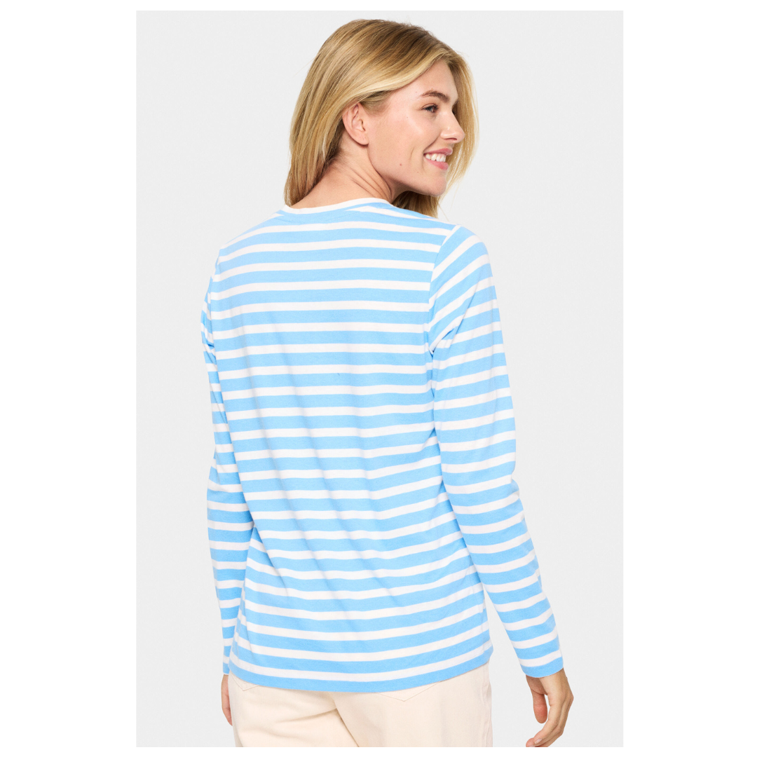 Saint Tropez Idalia Long Sleeve T Shirt All Aboard 30513806