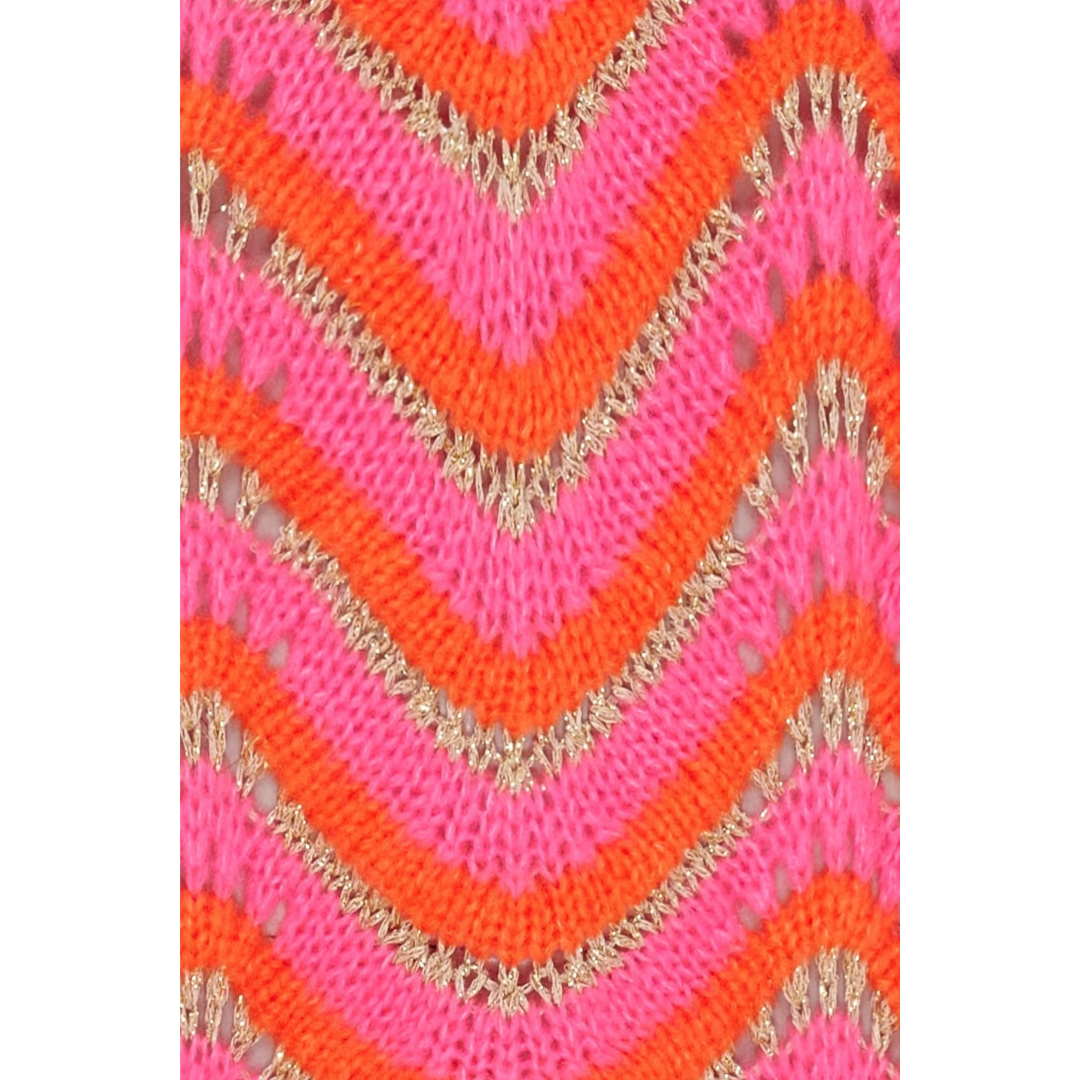 Marta Du Chateau Alphonsine Knit Jumper Orange 2259