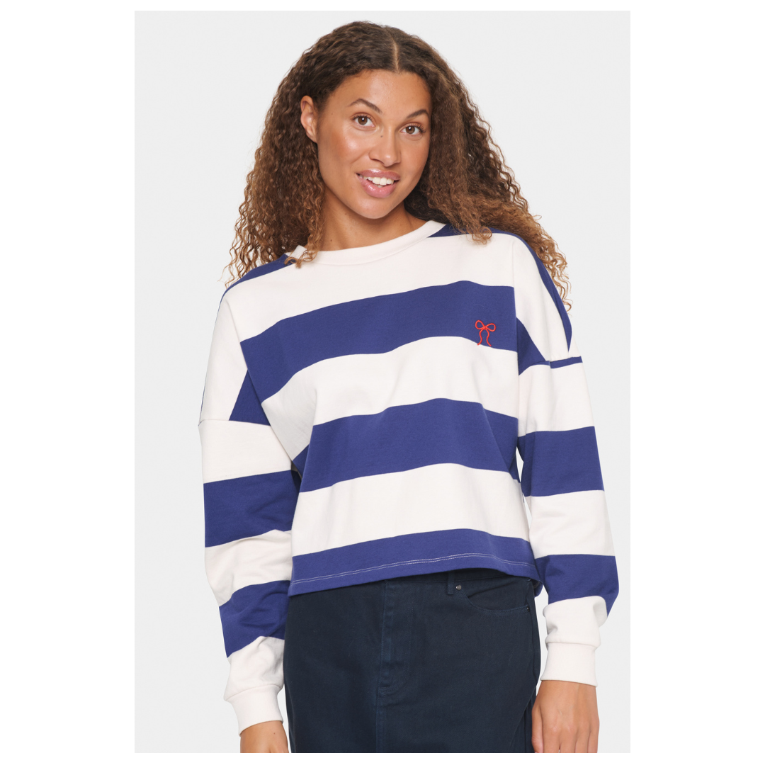 Saint Tropez Idahella Sweatshirt Midnight Sail 30513807