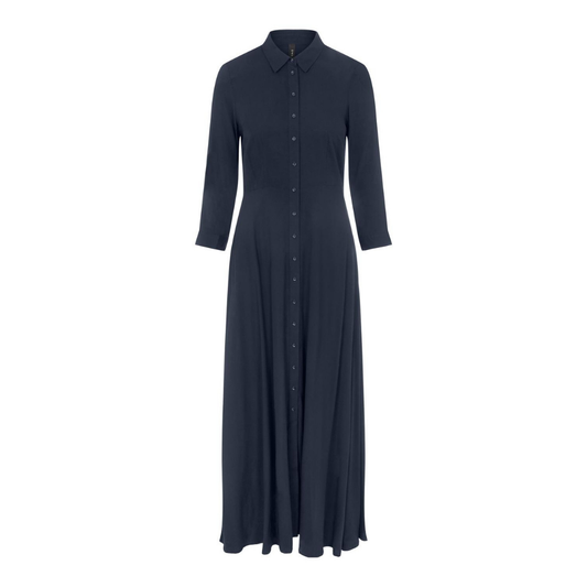 YAS Savanna Long Shirt Dress Navy Blazer 26022663