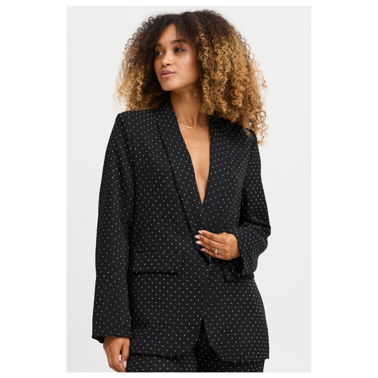 Sorbet Benay Stud Blazer Jet Black 22100801