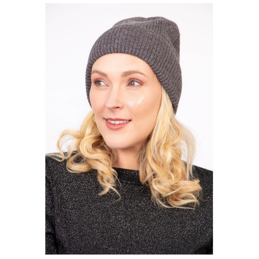 Sarta Noelle Beanie Hat Dark Grey 5039DG