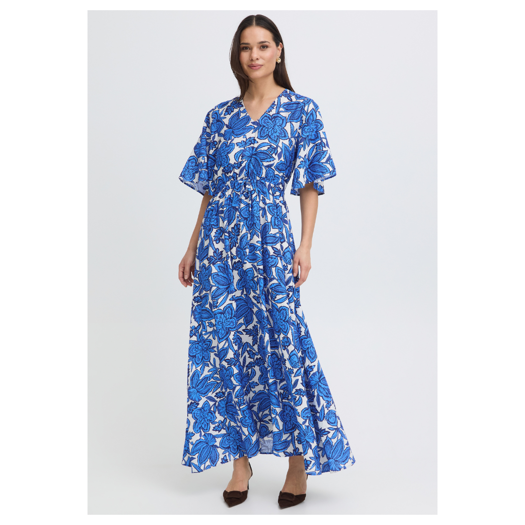 B Young Ikaia Long Dress Nebulas Blue 20819035