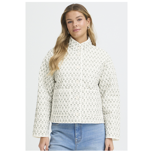 Fransa Claudine Jacket Whisper Sage 20617085