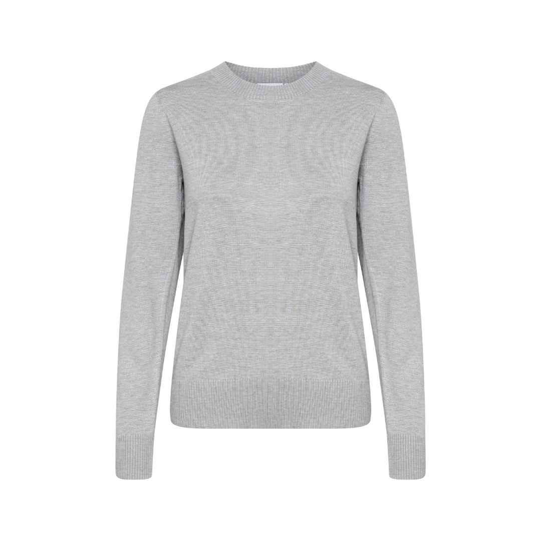 Saint Tropez Mila Pullover Pearl Grey 30511753