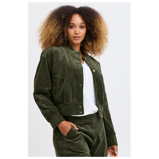 Sorbet Bala Bomber Jacket Dusty Olive 22100765