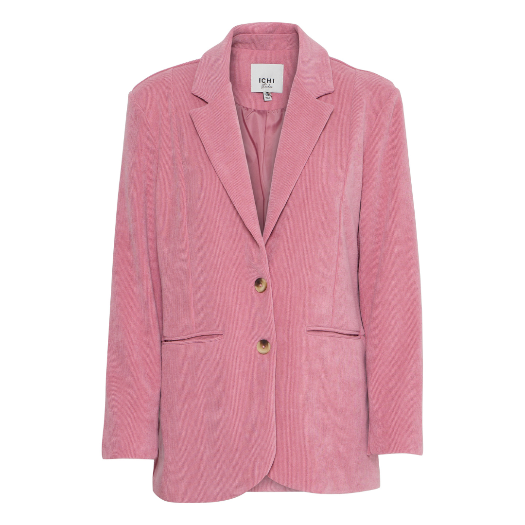 Ichi Kate Corduroy Blazer Heather Rose 20122429