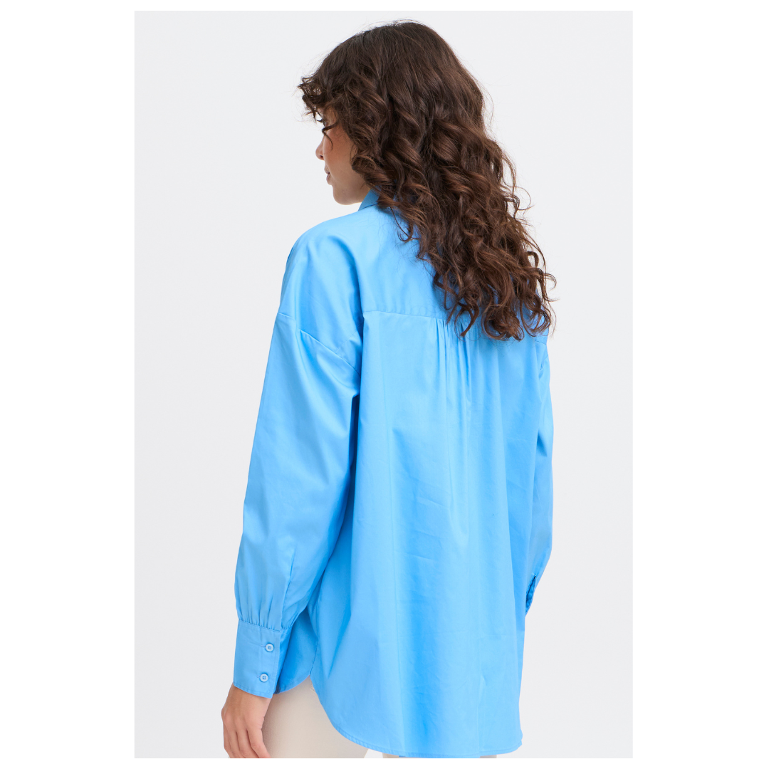 Fransa Zashirt Azure Blue 20611864