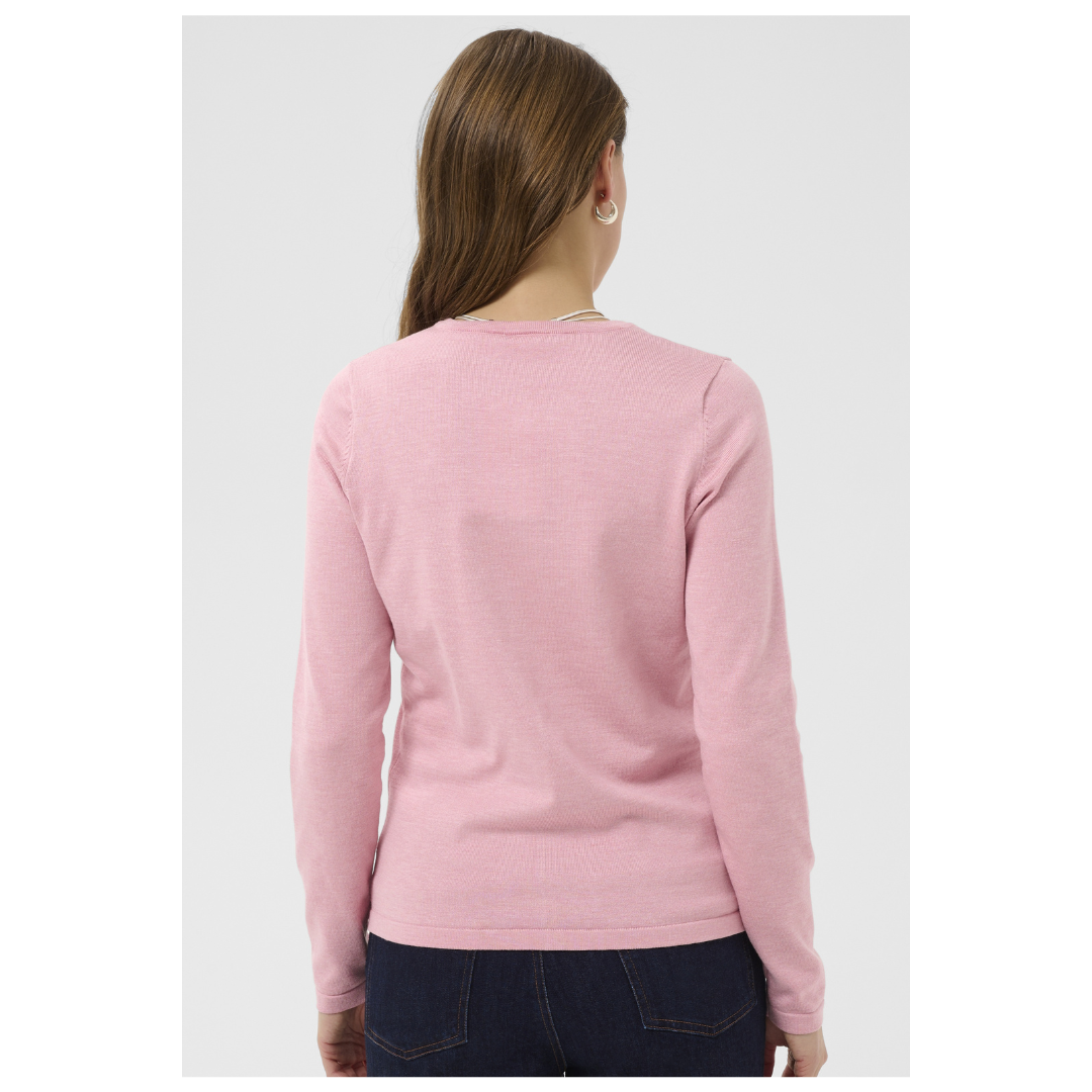 Saint Tropez Mila Cardigan Cameo Pink Melange 30500005