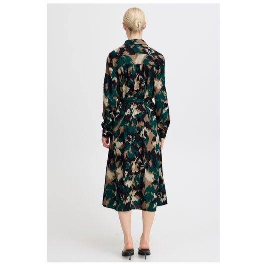 B Young Josa Shirt Dress Sea Moss Flower 20815602