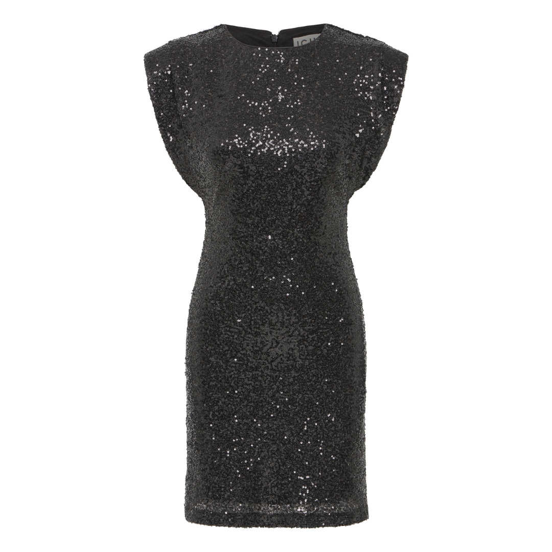 Ichi Fauca Dress Black 20124845