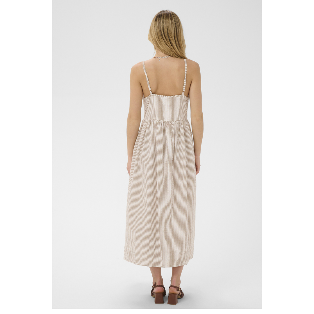 Saint Tropez Elmiko Strap Dress Toasted Coconut 30515131