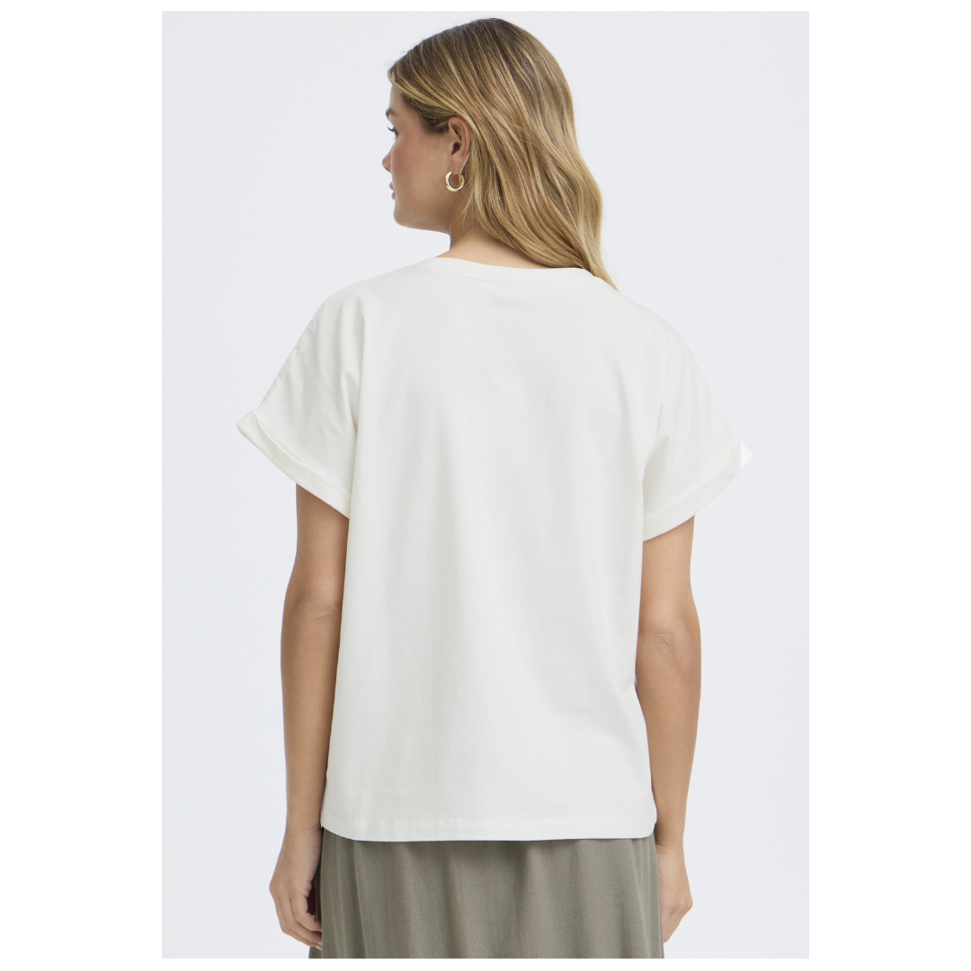 Fransa Feba Tee Whisper White 20617874