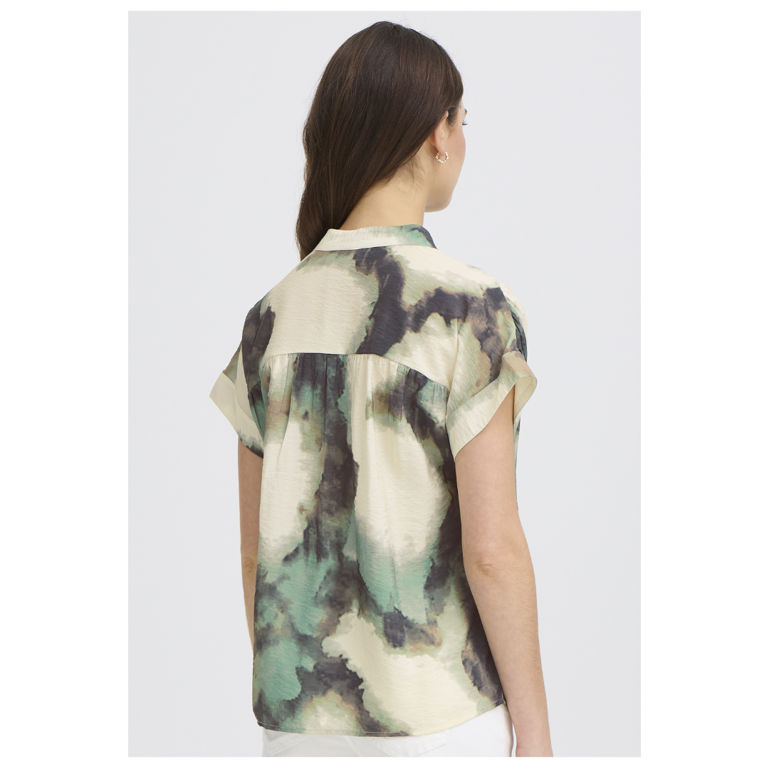 Fransa Ayla Blouse Marble Creme de Menthe 20617672