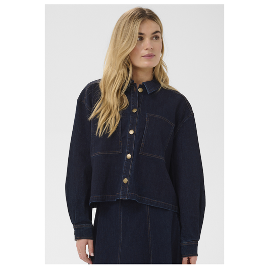 Saint Tropez Sambrina Shirt Dark Blue Denim 30515286