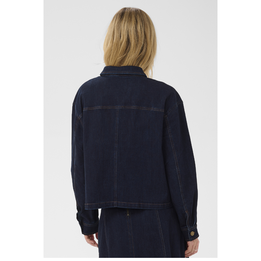 Saint Tropez Sambrina Shirt Dark Blue Denim 30515286