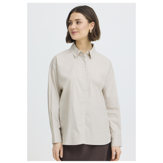 Fransa Zane Shirt Savannah 20617673