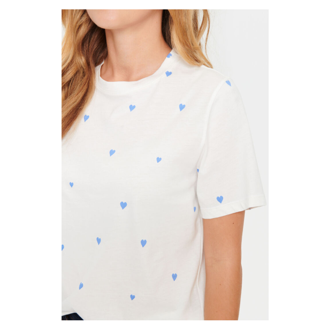 Saint Tropez Dagni T Shirt Ultramarine Hearts 30513179